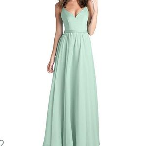 Sage/ mint green bridesmaid dress